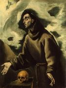 El Greco Saint Francis Receiving the Stigmata oil on canvas